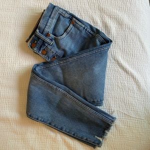 Madewell 10” high waisted skinny jean 27